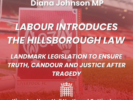 Labour introduces the Hillsborough law 