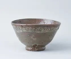 彫三島茶碗(初代・倉崎権兵衛)