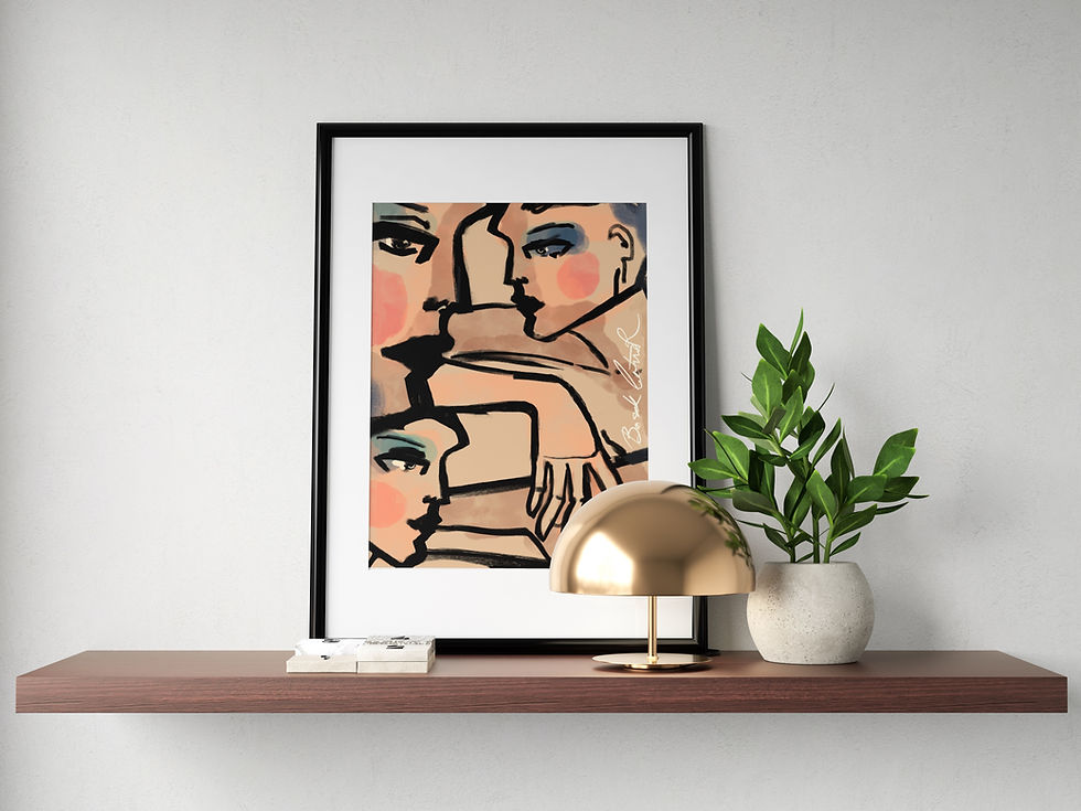 Thumbnail: Face to Face - Art Print