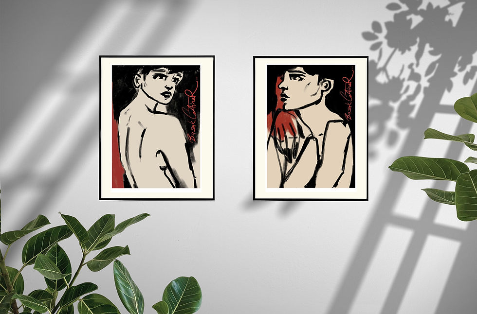 Thumbnail: In the Shadow I - Giclée Art Print