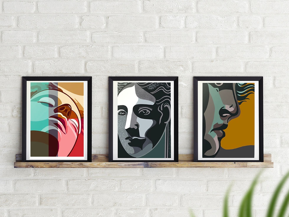Thumbnail: I Am Not A Statue I - Art Print