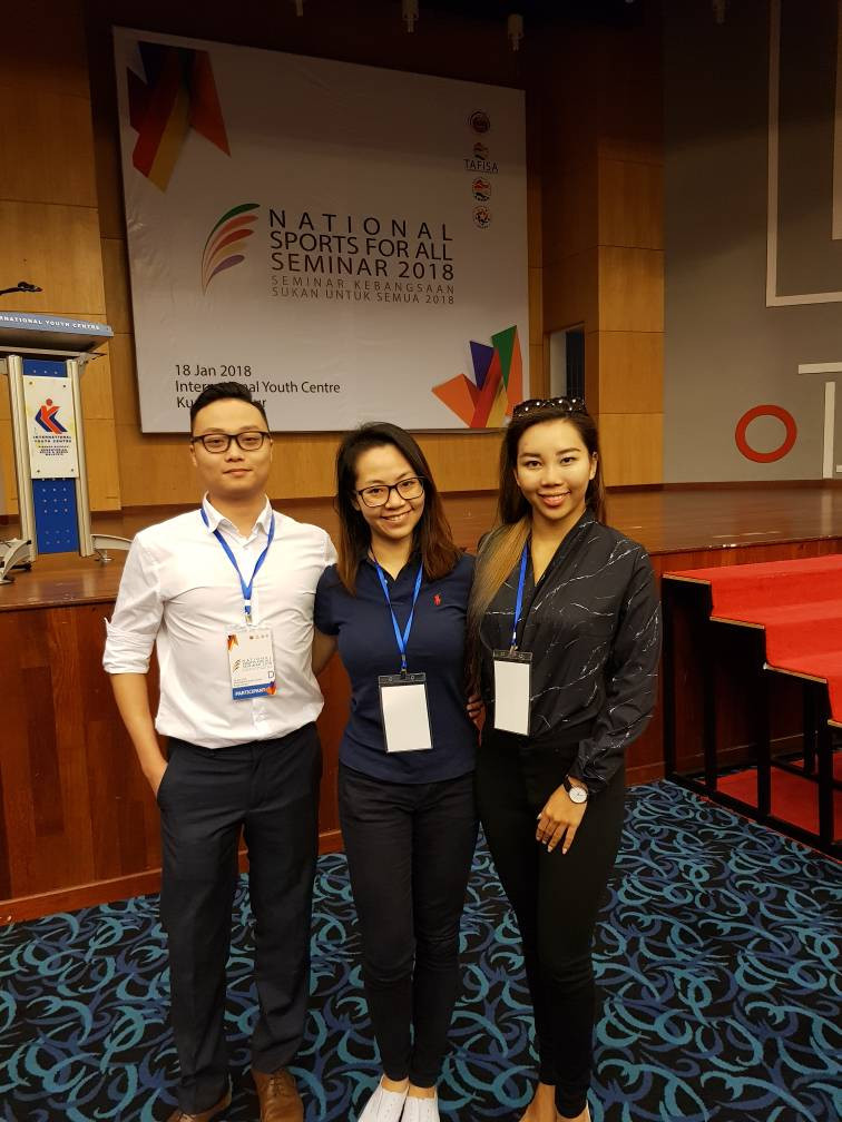 From Left: Alfred Kong (SDSA), Fong Chai Lee (KLDSA), Lee Yin Ying (SDSA)