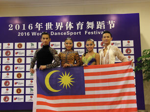 4 Couples Sponsored by KLDSA to Participate in 2016 WDSF World Latin Championship in Chengdu, China