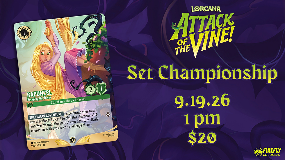 Lorcana Attack of the Vine Set Championship