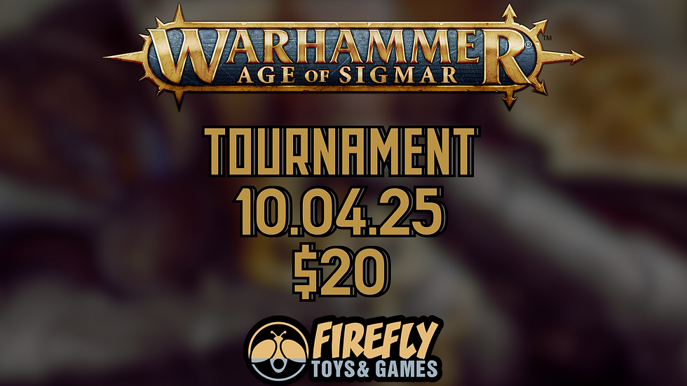 Warhammer Age of Sigmar Tournament