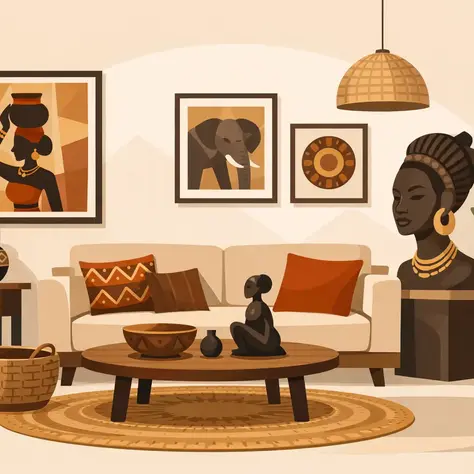 How to Decorate With African Art at Home