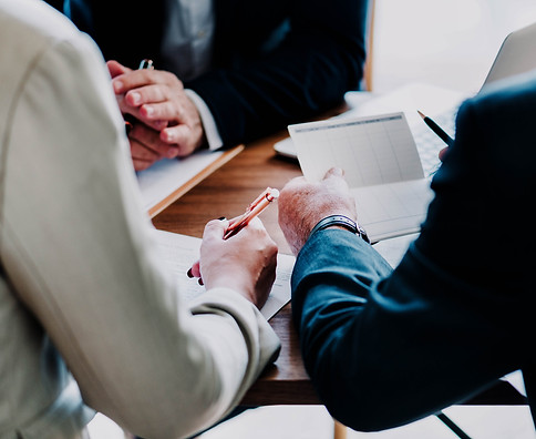 Abogados en reunión