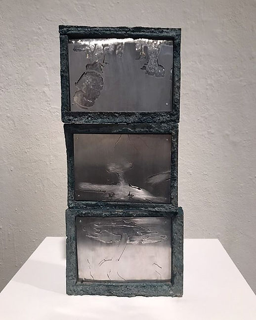 Life Cycles, 2019. Concrete, aluminum.