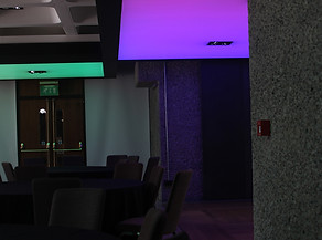 Barbican coloured ceilings