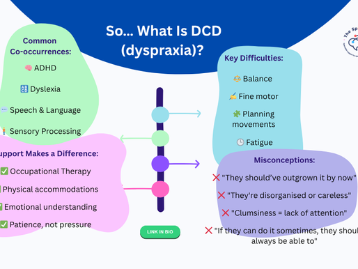 Blog title artwork - So...What is DCD (dyspraxia)