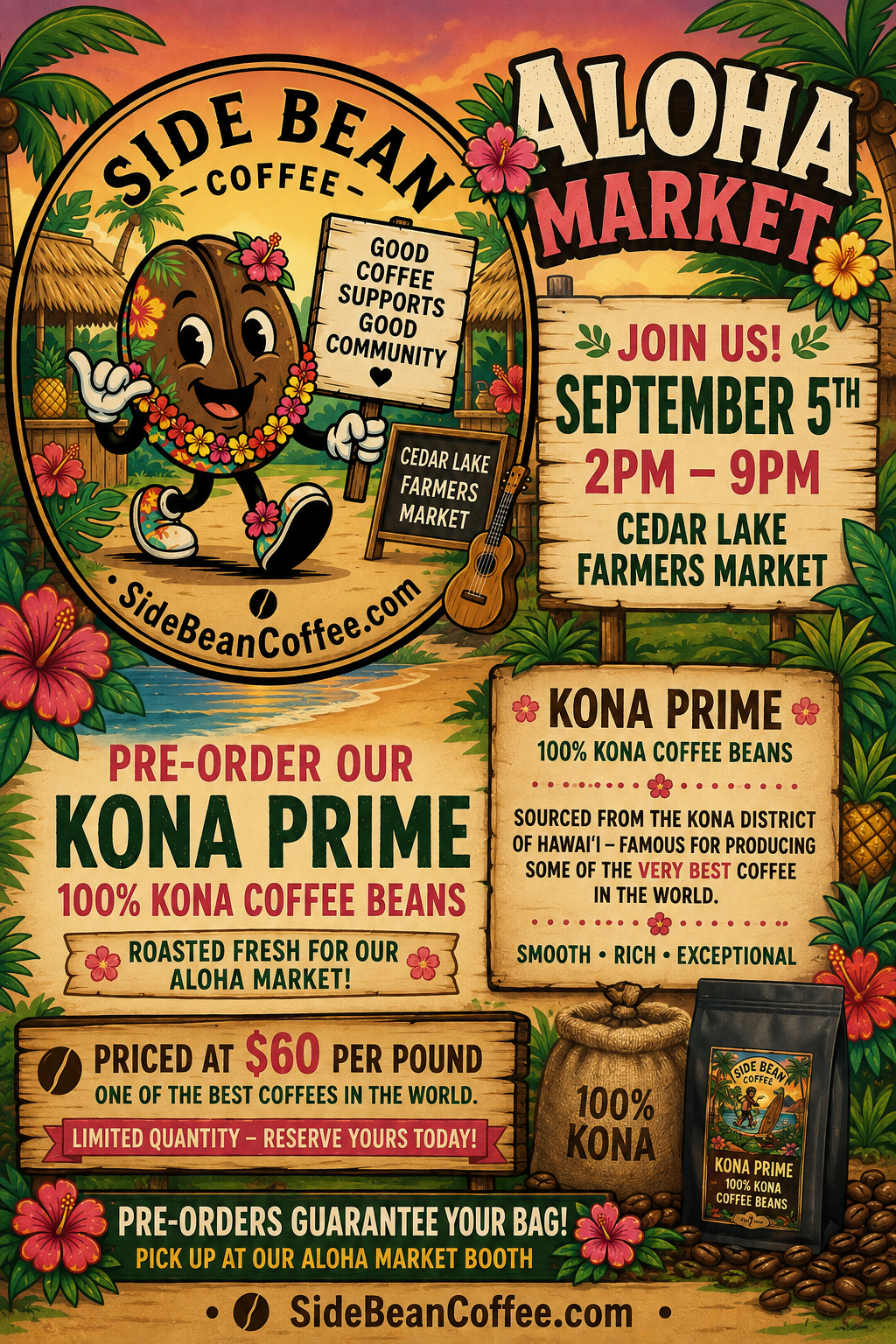 100% Hawaiian Kona Prime 