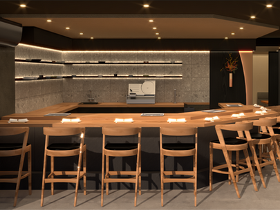 Wagyu Yakiniku Japanese restaurant design project by Muzo. 