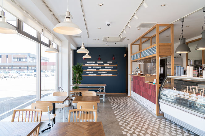 Gelateria, cafe design, Wakayama, Muzo
