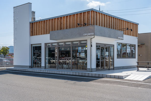 Gelateria, cafe design, shopfront design, Wakayama, Muzo