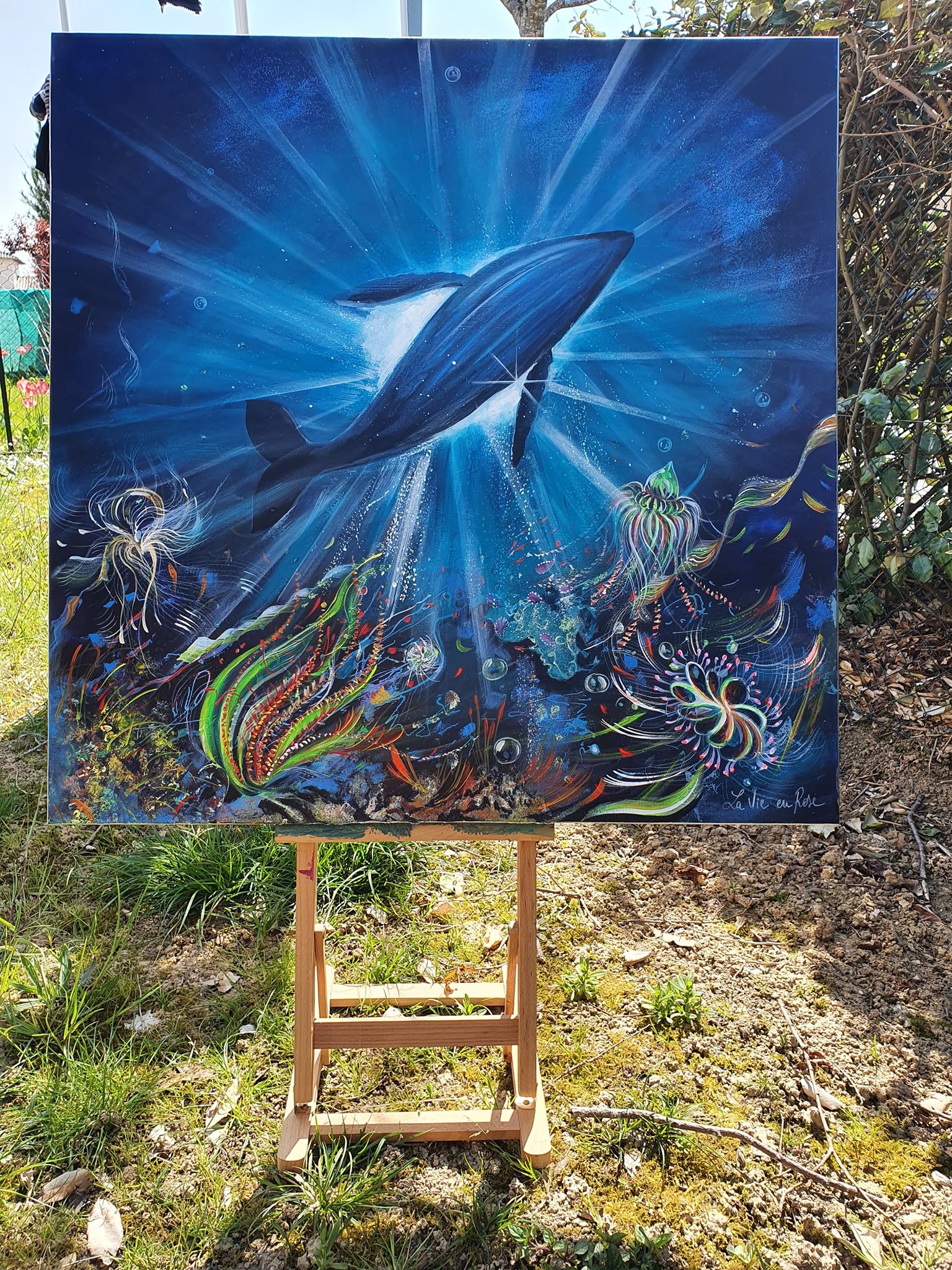 " Animal Totem La Baleine "