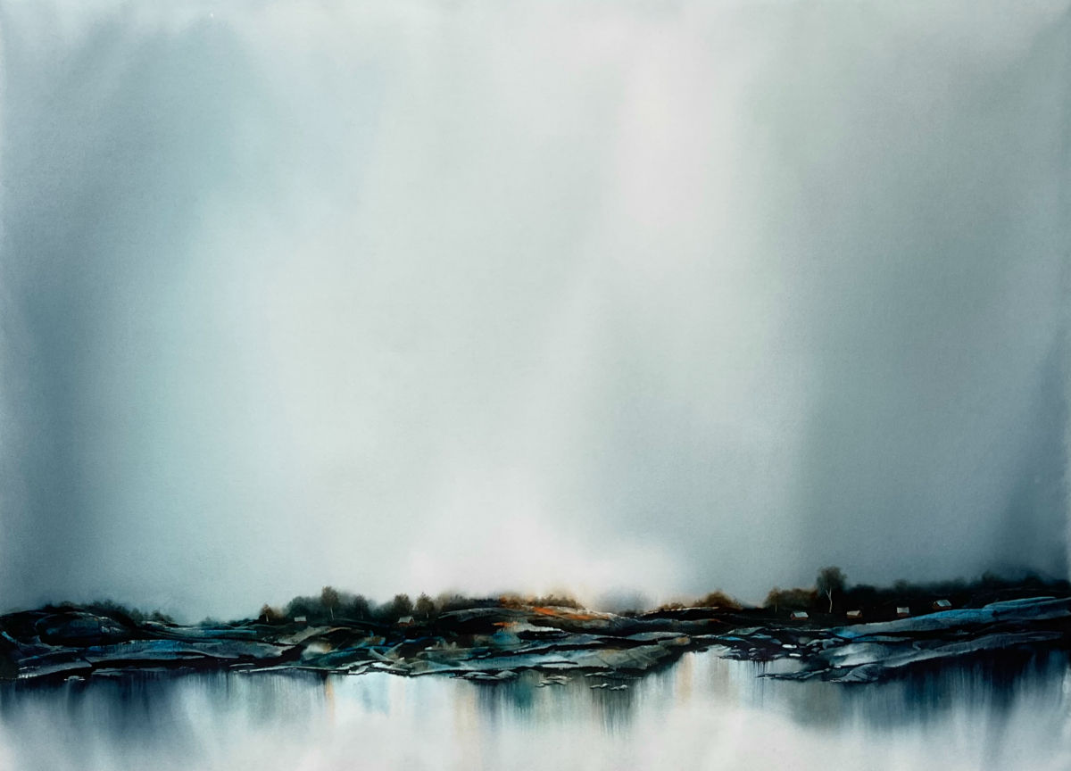 Romance - Original akvarell/ Original watercolor 56x76cm