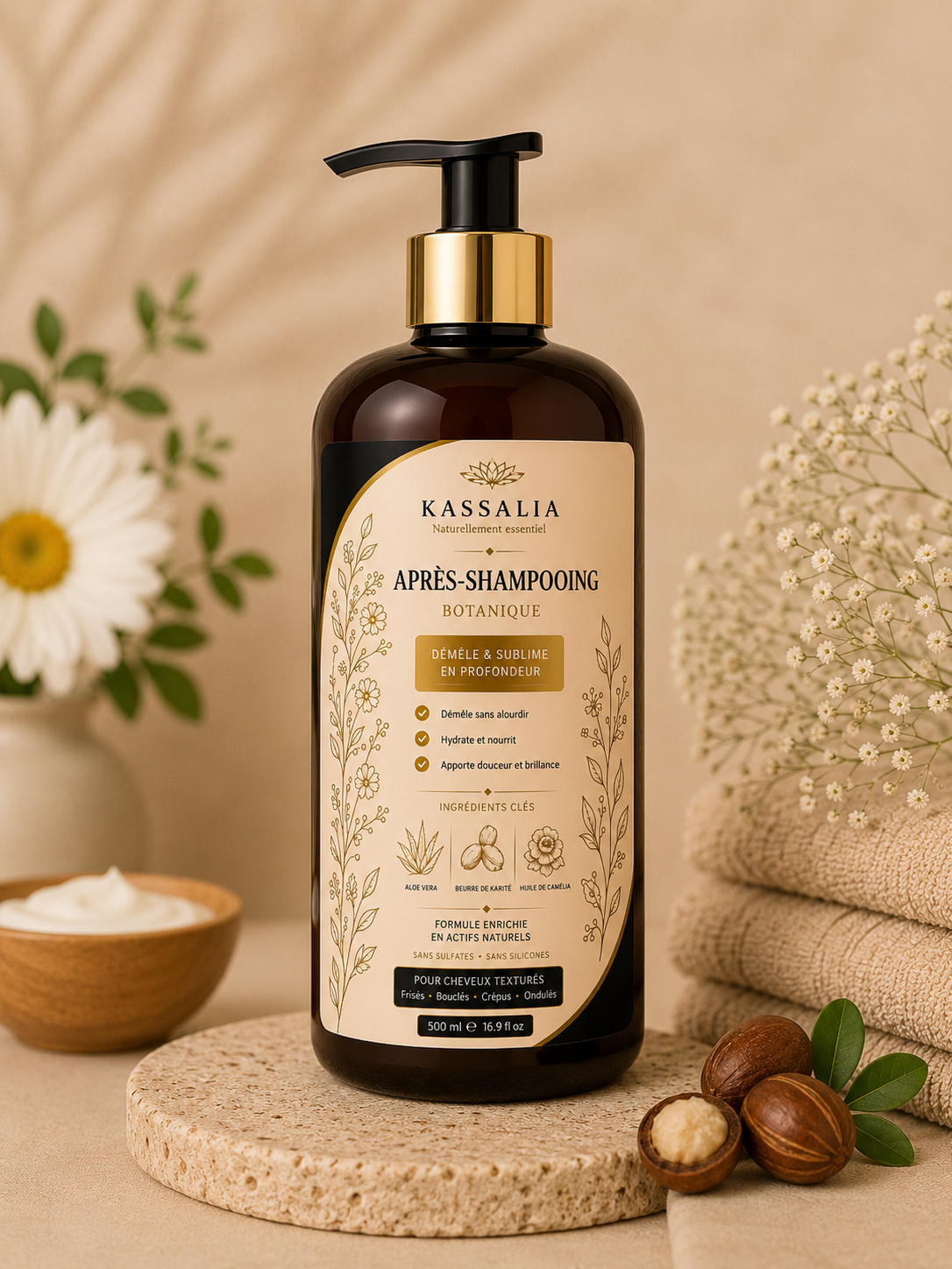 APRÈS-SHAMPOING BOTANIQUE KASSALIA - 500 ml