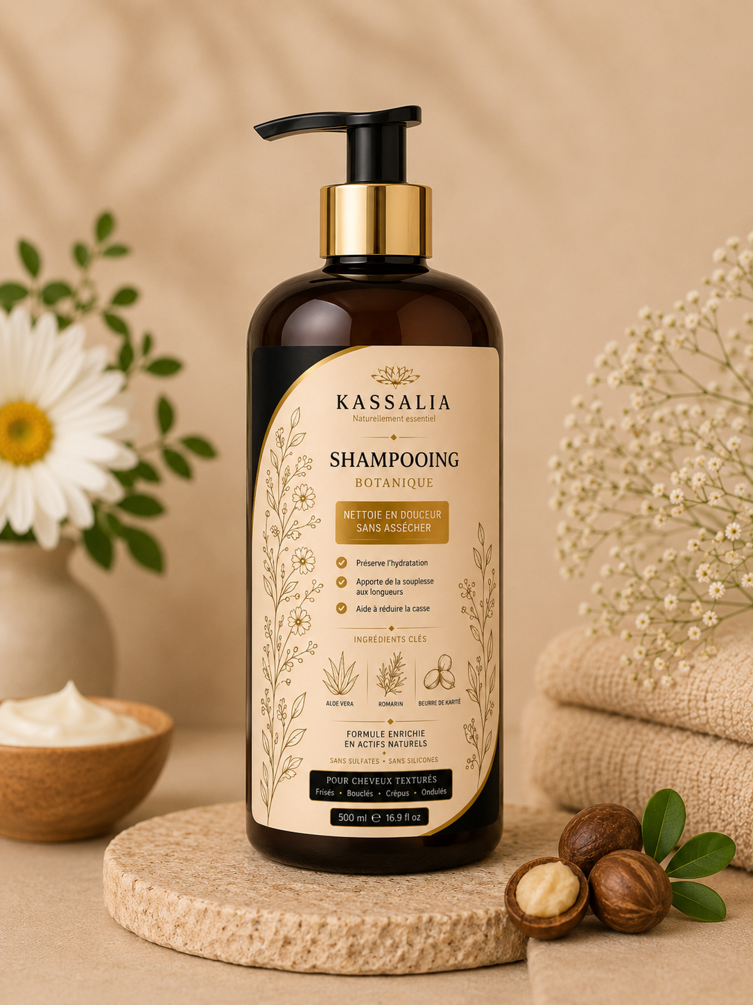 SHAMPOOING BOTANIQUE KASSALIA - 500ml