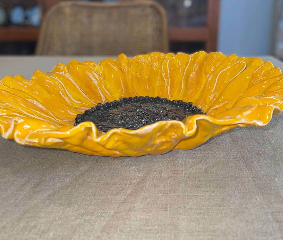 Thumbnail: Handmade Bowl - sunflower