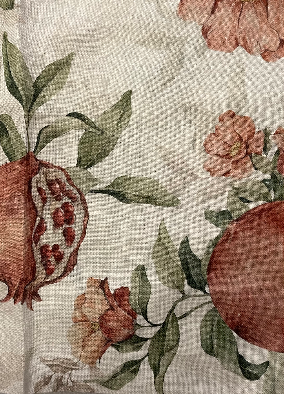Thumbnail: Linen Tea Towel - Watercolour Design