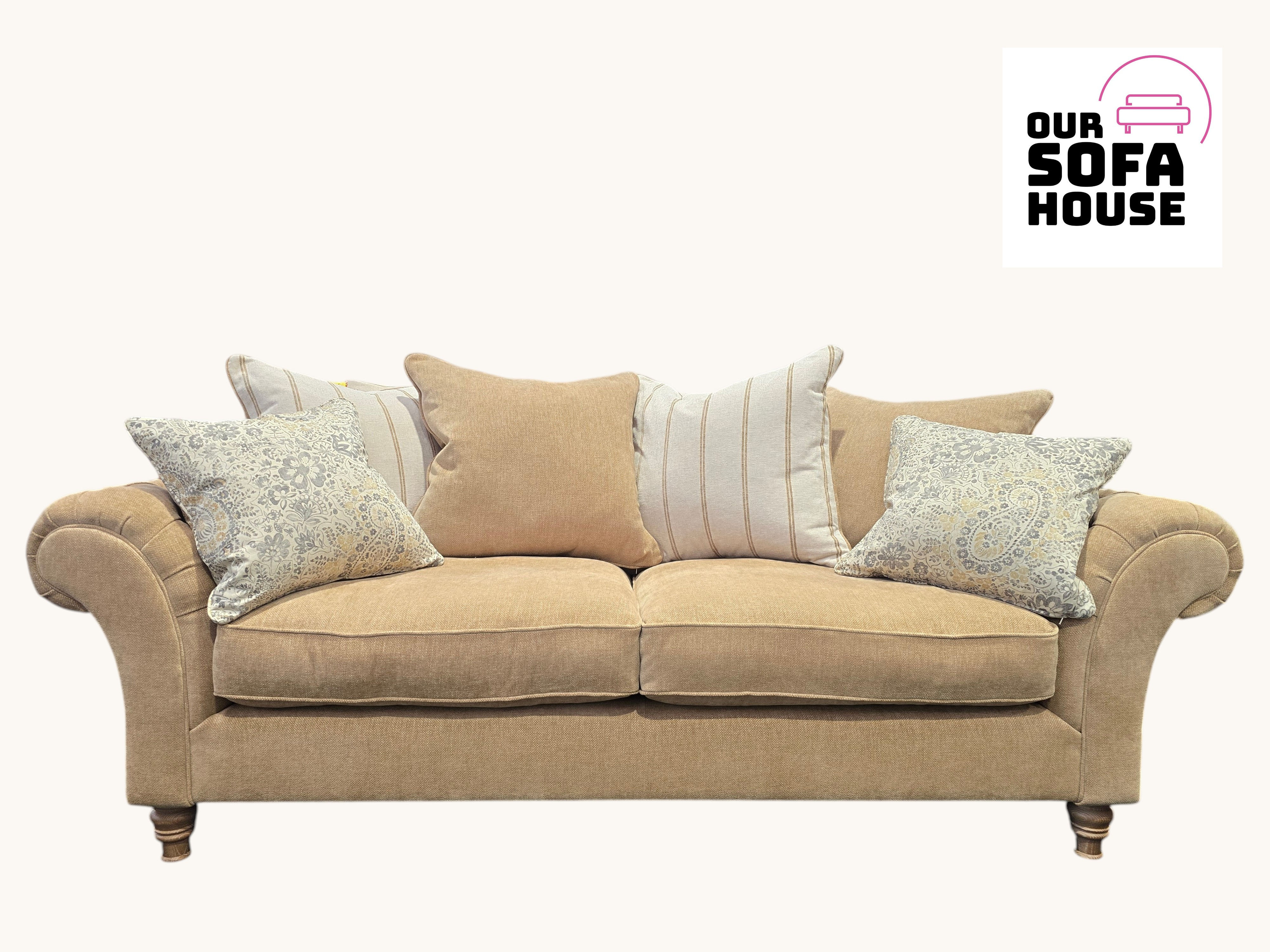 Stunning WESTBRIDGE Keaton 3-Seater Scatter Back Sofa