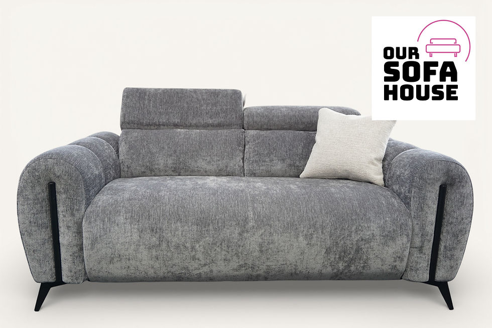 Thumbnail: copy of Grey Chenille 'The Cloudline' 2 Seater Sofa