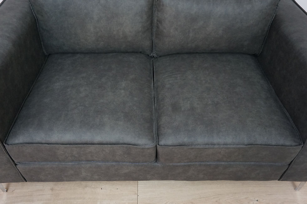 Thumbnail: Dark Brown/Charcoal NEXA Noah Deep Sit 2 Seater Pocket Sprung Sofa