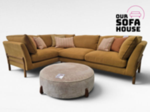 Honey/Cinnamon ERCOL Ellesborough Left Hand Facing Corner Sofa