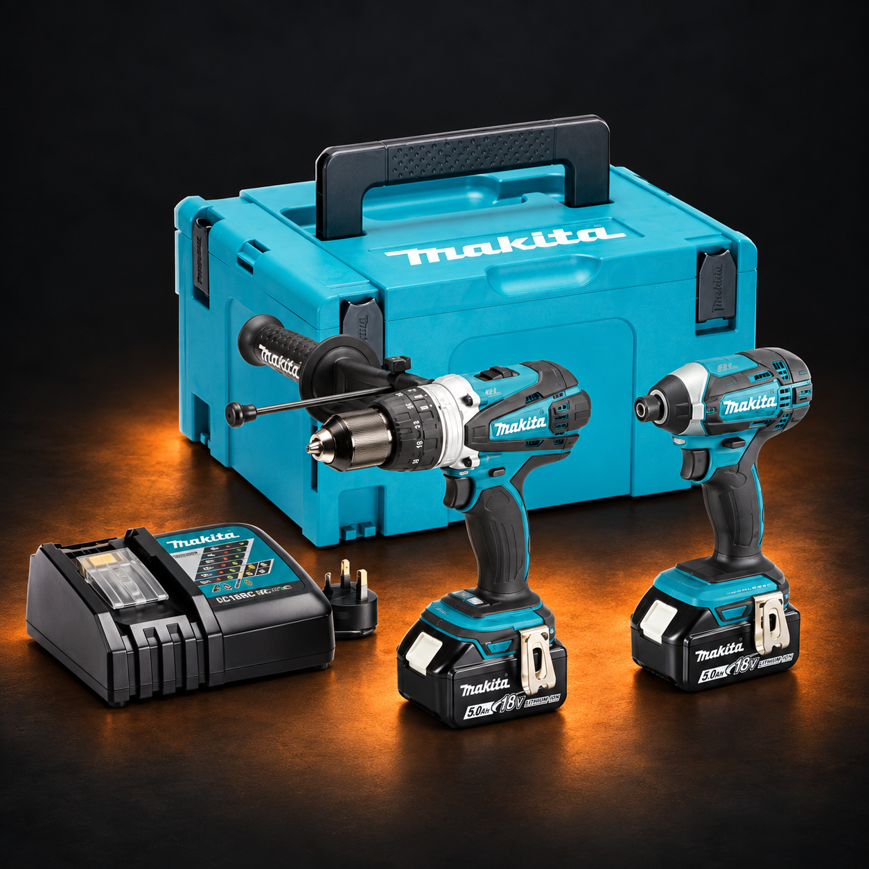 Makita DLX2145TJ Review: A Twin Kit for Larger Drilling Tasks product image