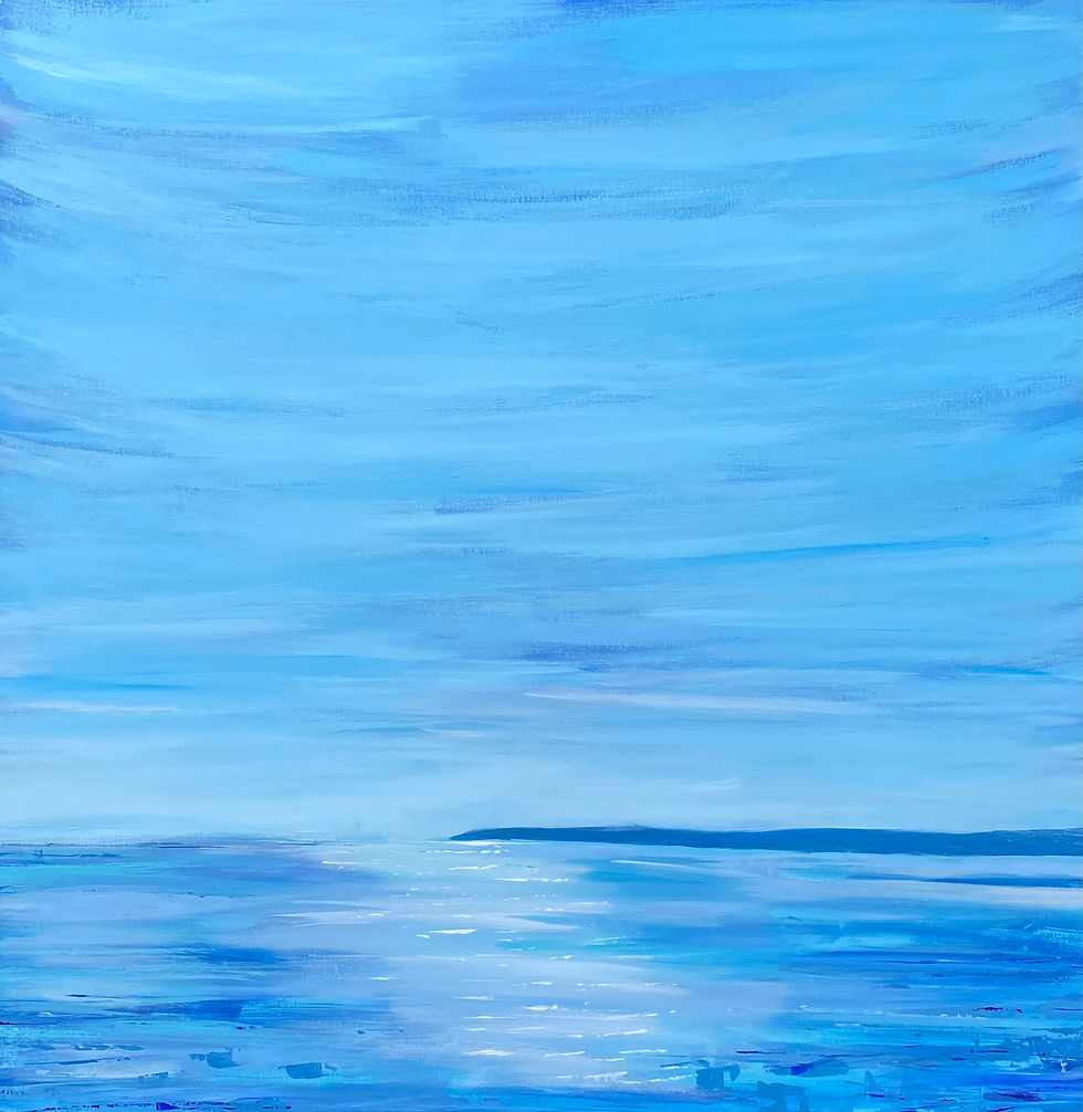 Words from the Shore- Day Five Devon Open Studios - Devon Artist CHarlotte Ellis