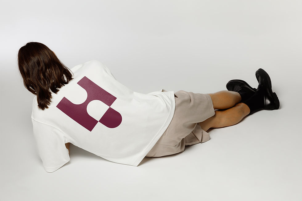 Man laying down tshirt mockup