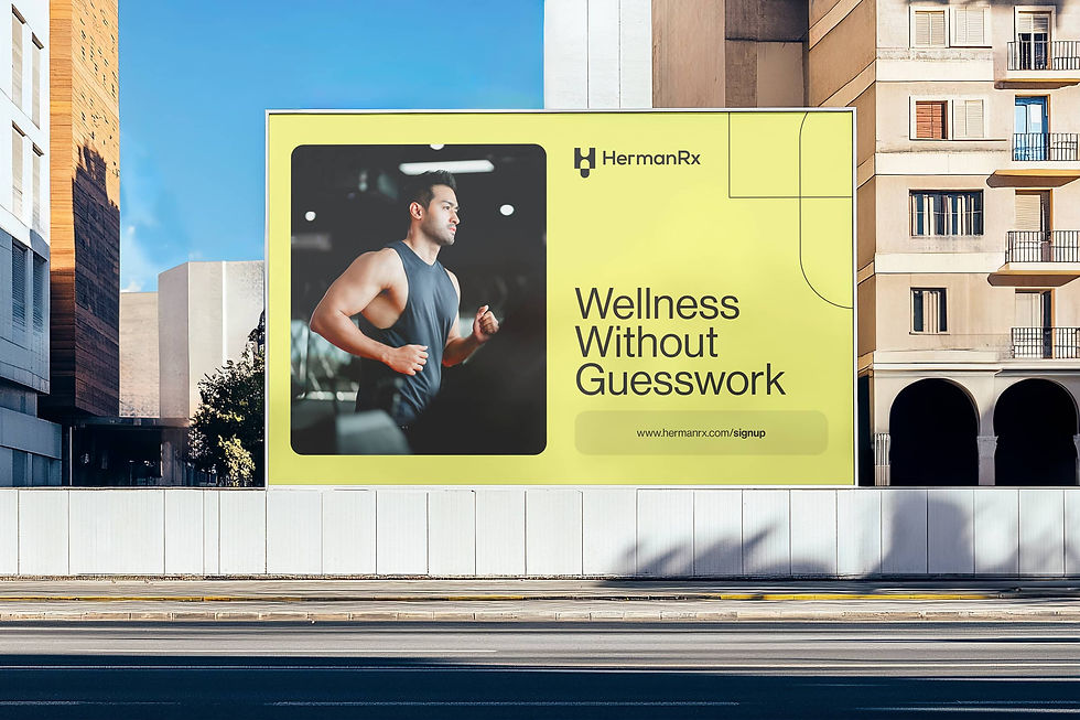 Billboard mockup for HermanRx