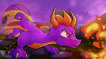 [2021-05-01] [Spyro Trilogy]  [(Spyro - Dragon)] [Full-Body] [Cel] [EXPORT] [001].png