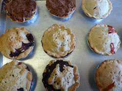 Adorable mini pies