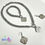 Thumbnail: Elegant 3-Piece Stainless Steel Necklace Set.