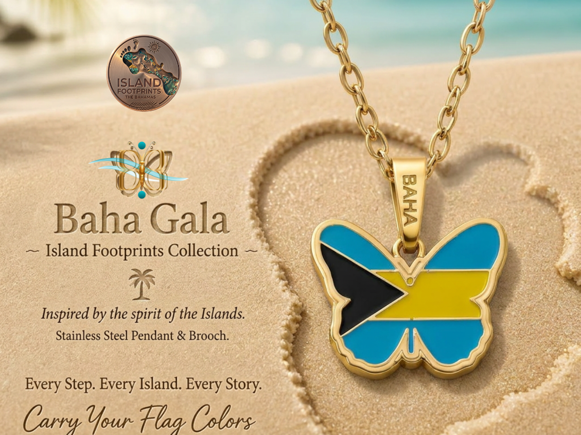 Bahamian Flag Pendant