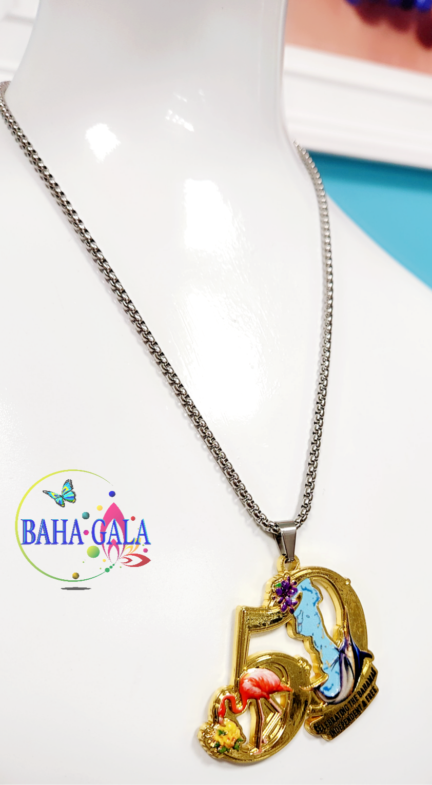 Thumbnail: BG "Freedom 50" 50mm Pendant (Commemorating Bahamas 50th Independence)
