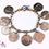 Thumbnail: Authentic Bahamian Coins & Sun Charm Stainless Steel Charm Bracelet