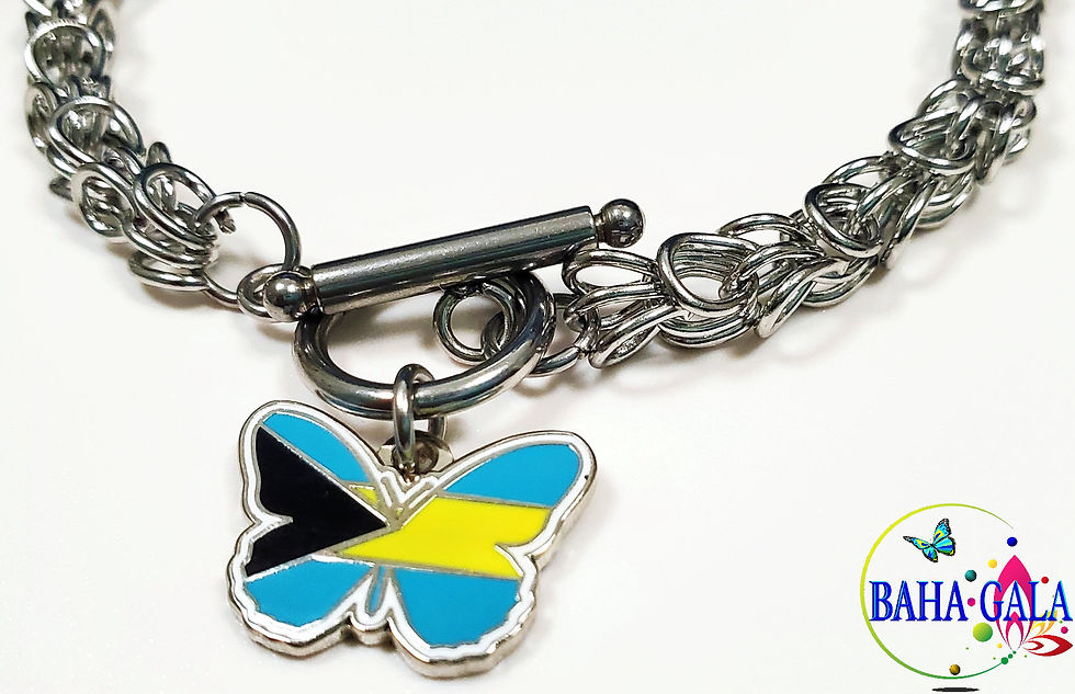 Thumbnail: The Lovely "Bahamian Butterfly" Charm Bracelet.
