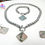 Thumbnail: BG "Envy" Stainless Steel 3-Piece Necklace Set.