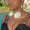 Thumbnail: Glass Pearls & Crystals"Princess" Necklace & Earring Set