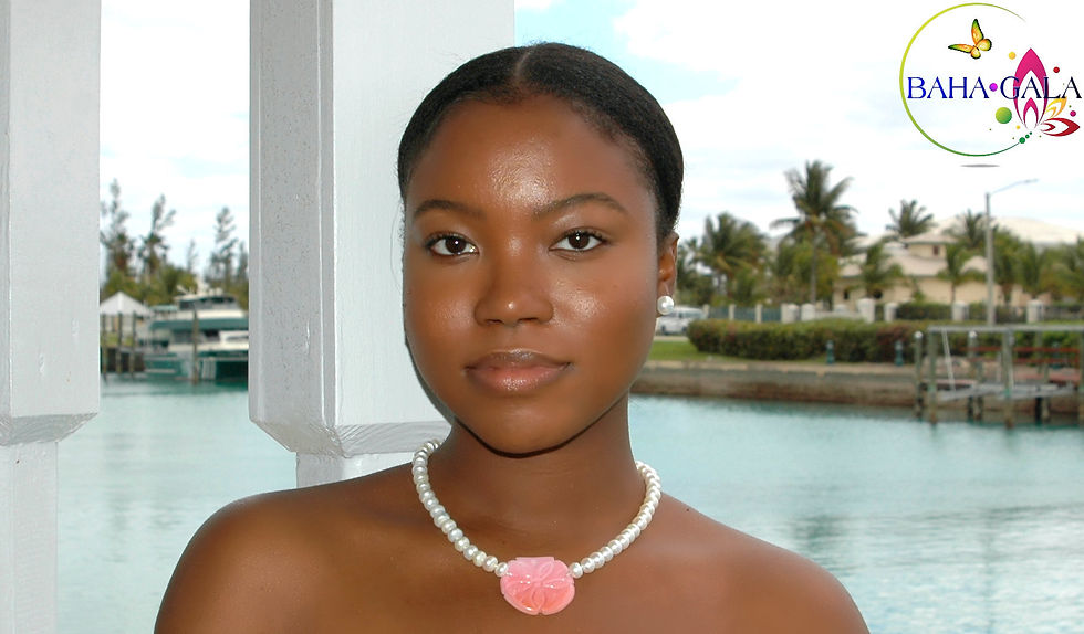 Thumbnail: Freshwater Pearl & Conch Shell Necklace & Earring Set.