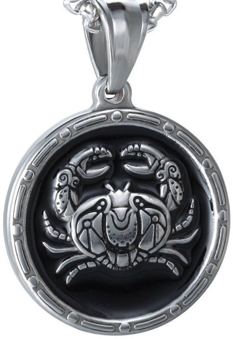 Thumbnail: Cancer Zodiac Sign Pendant Set.