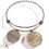 Thumbnail: Bahamian Coin "Inspire" Stainless Steel "Butterfly Twist" Adjustable Bangle.