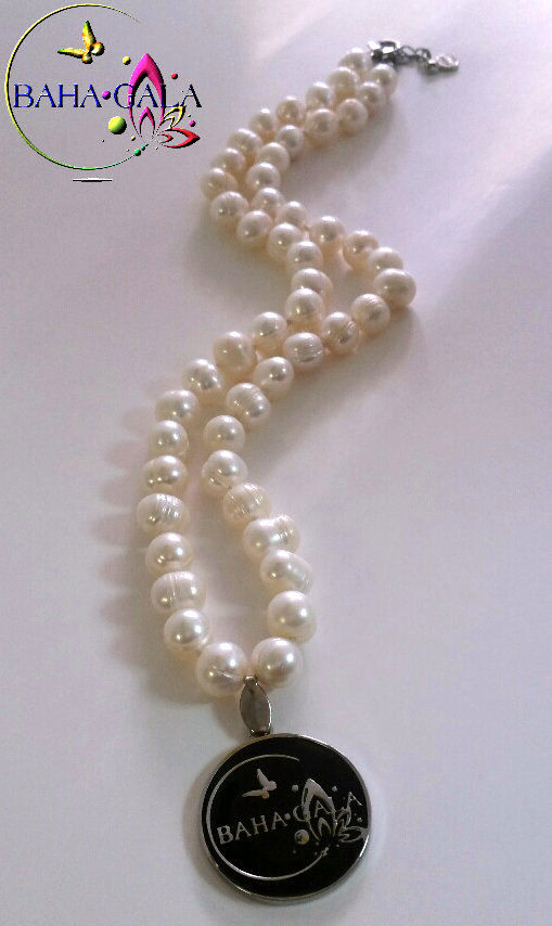 Thumbnail: Lovely $0.15 Cent Coin Freshwater Pearl Necklace, Bracelet & Earring Set.