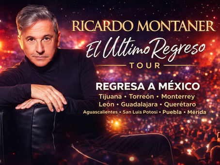 Ricardo Montaner regresa a México con “El Último Regreso Tour” y sorprende con promoción especial de boletos