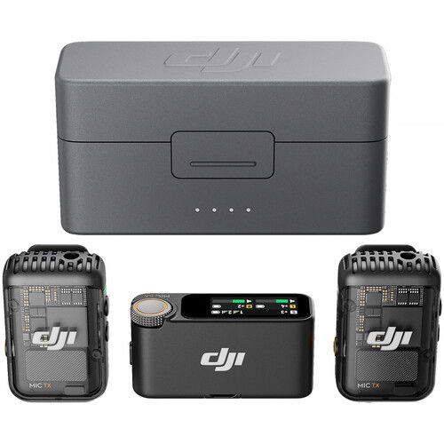 الصورة المصغرة: DJI Mic 2 Dual-Transmitter Compact Digital Wireless Rec.32bit+Noise Cancelling
