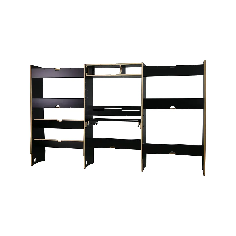 الصورة المصغرة: RAB Audio Guitar Studio Racking Cabinet System 3 RU-Black Trim