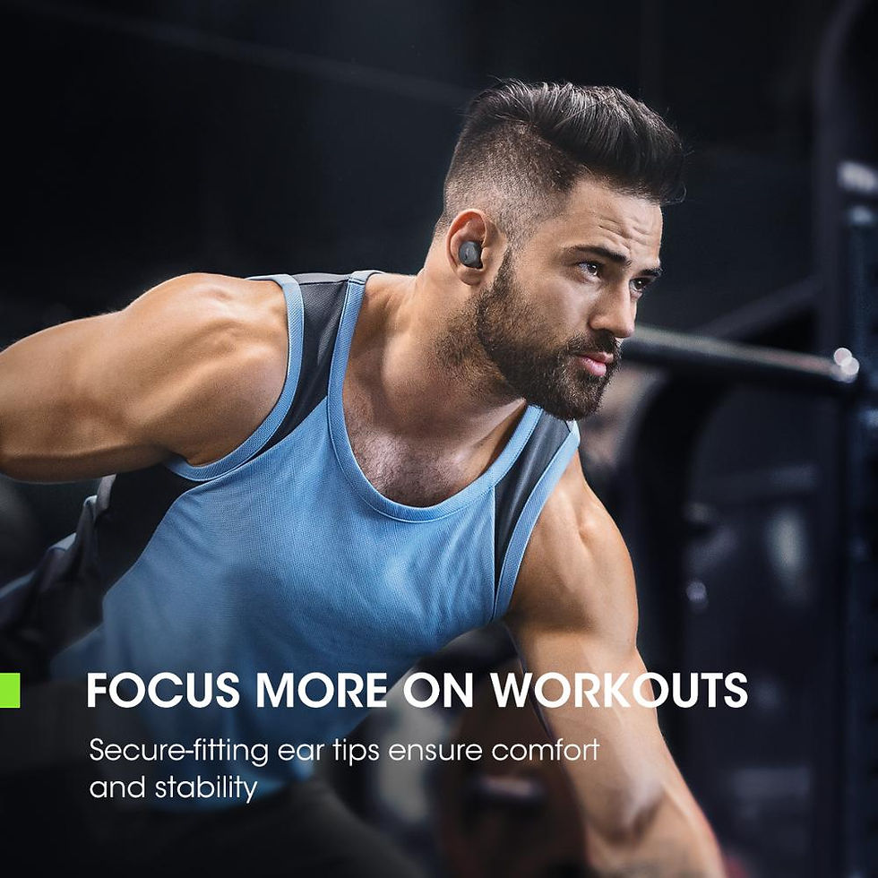 Miniatura: Mpow M12 TWS Wireless iPX8 Waterproof USB C Charging Bluetooth Earphones.