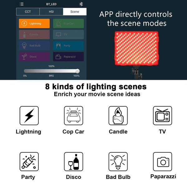 الصورة المصغرة: GVM-R500R RGB LED Video Light (BOGO)